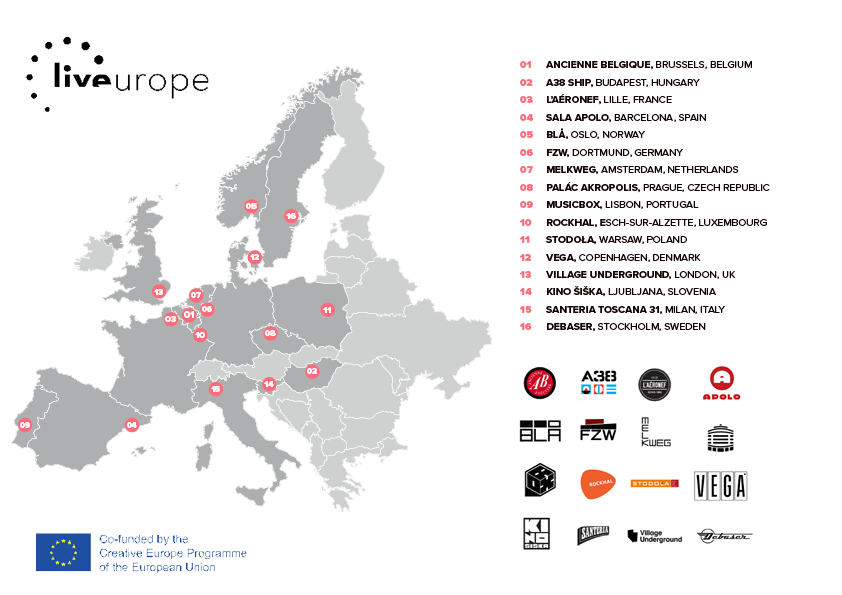 Liveurope Map 2020